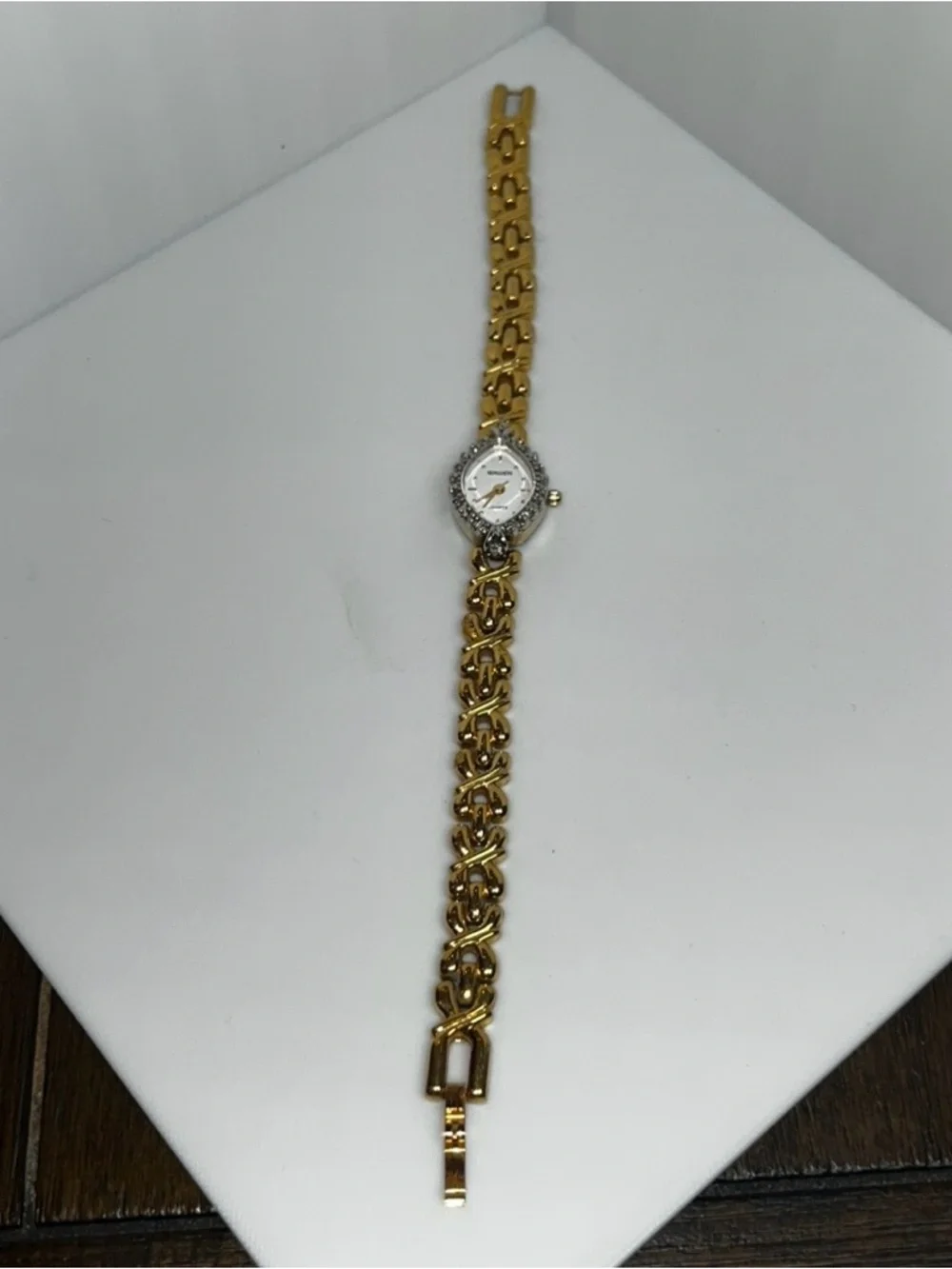 Gruen Women’s Beautiful (22) Genuine Tested Diamond Encrusted Watch Model #8092